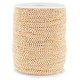 Fashion wire flat 5mm Beige brown-gold